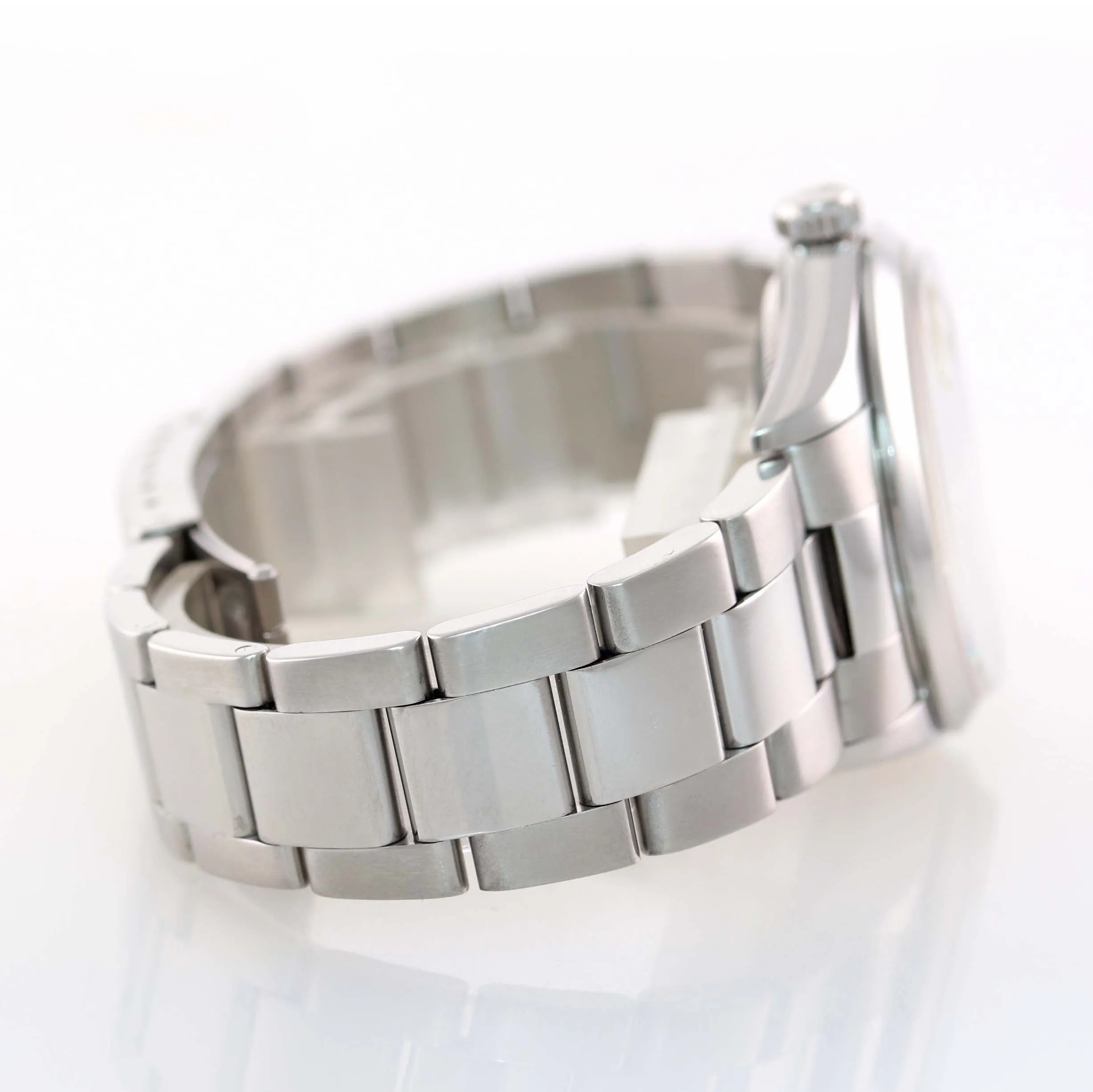 PAPERS Rolex DateJust 36mm 16200 Steel Silver Stick Dial Oyster Watch Box
