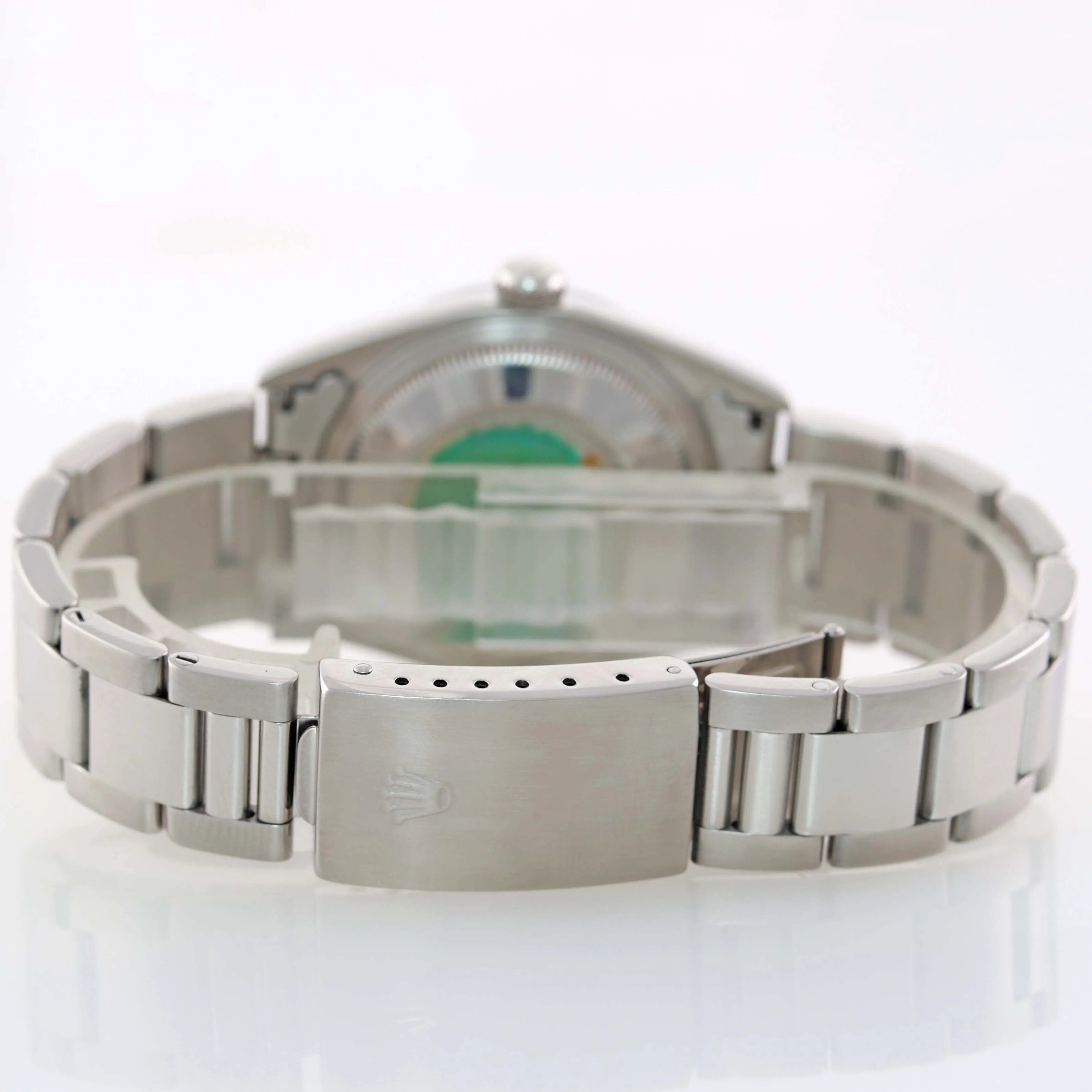 PAPERS Rolex DateJust 36mm 16200 Steel Silver Stick Dial Oyster Watch Box