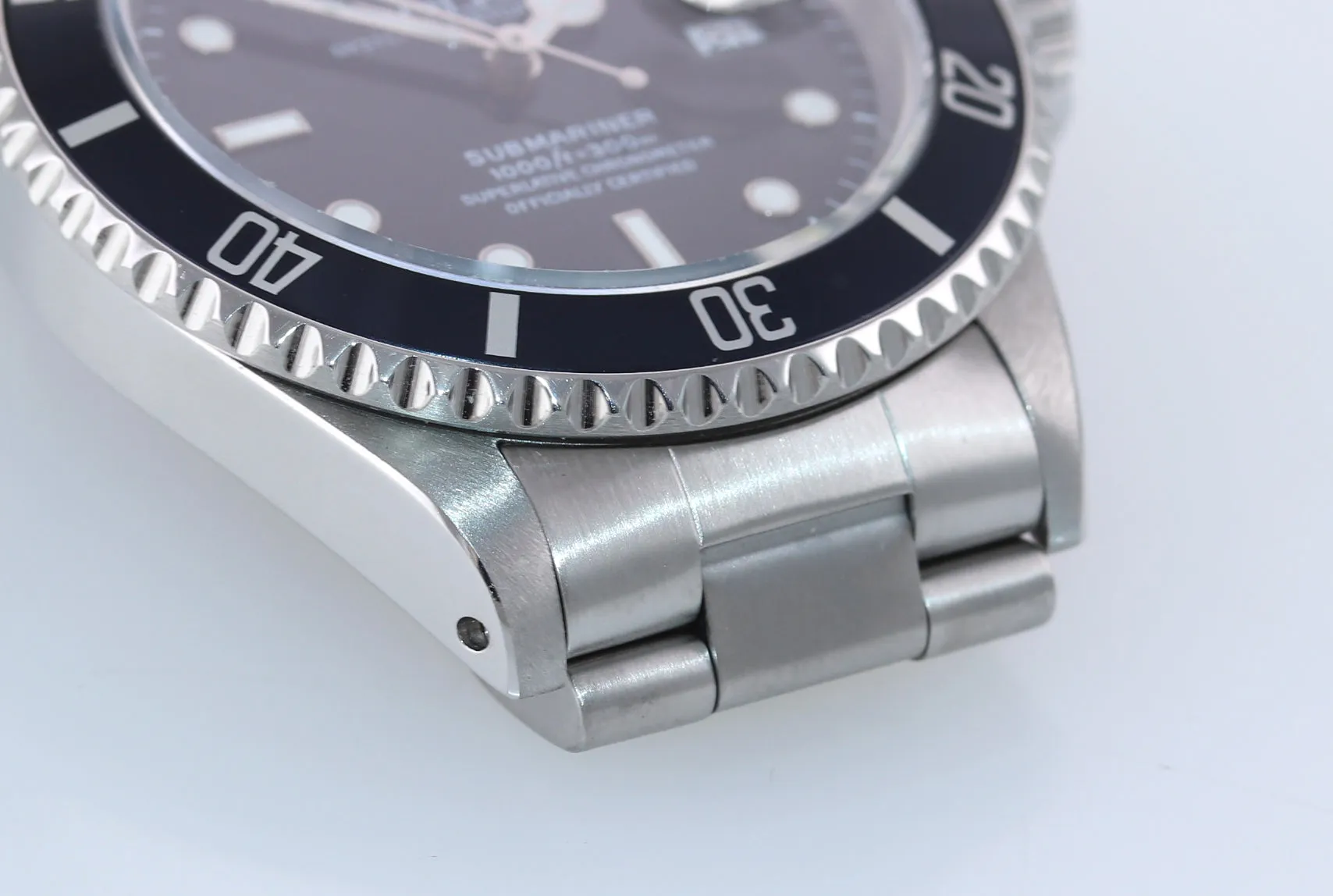 PAPERS Rolex Submariner 16610 40MM Steel Black Date pre ceramic 40mm Watch Box