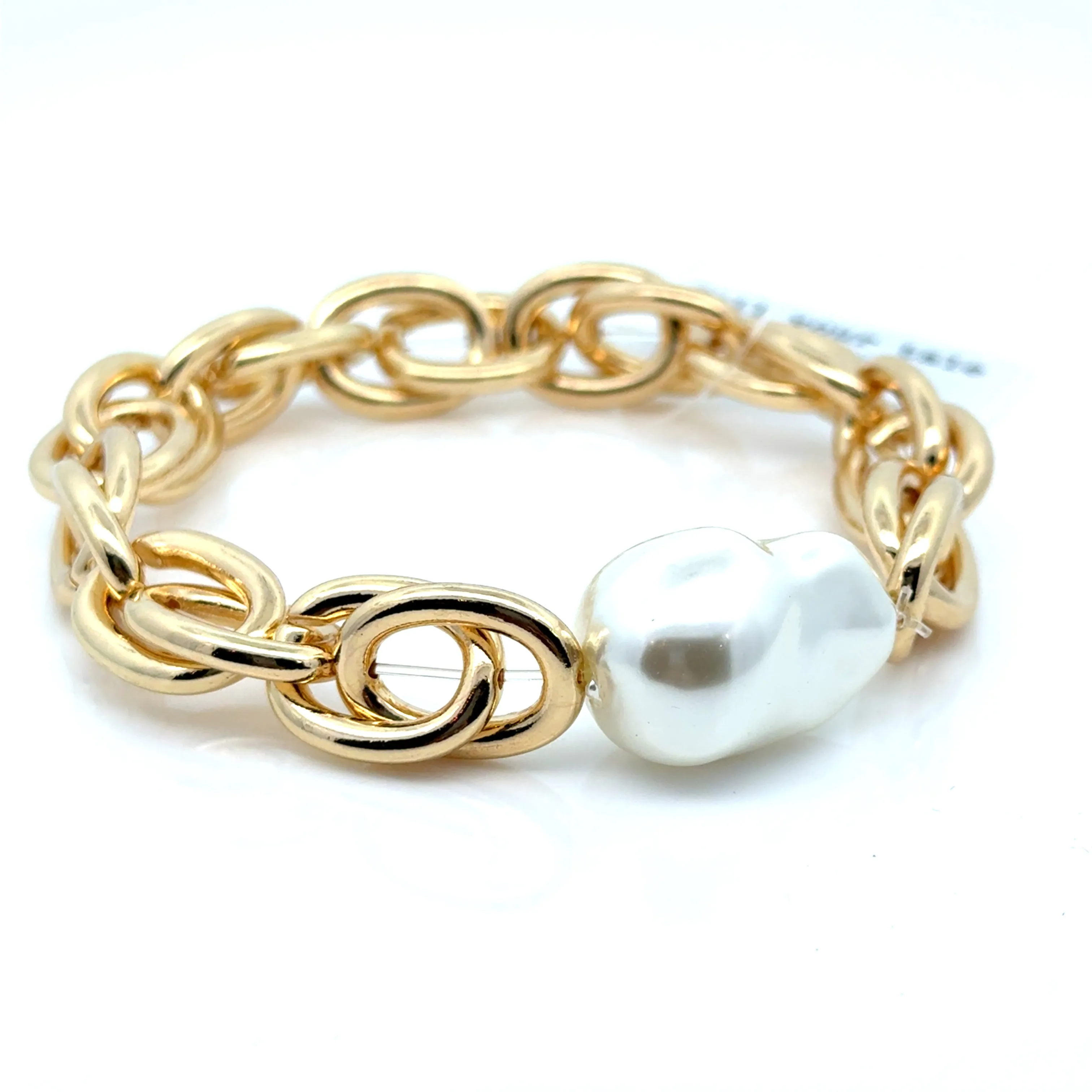 Pearl Link Stretch Bracelet