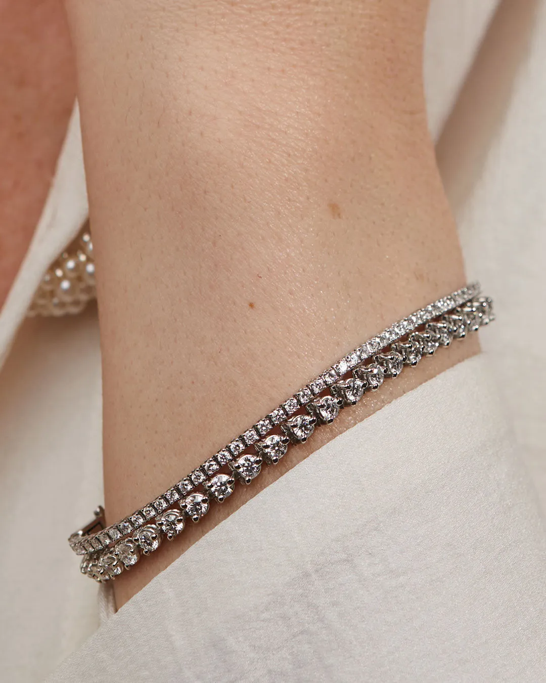 Petite tennis bracelet