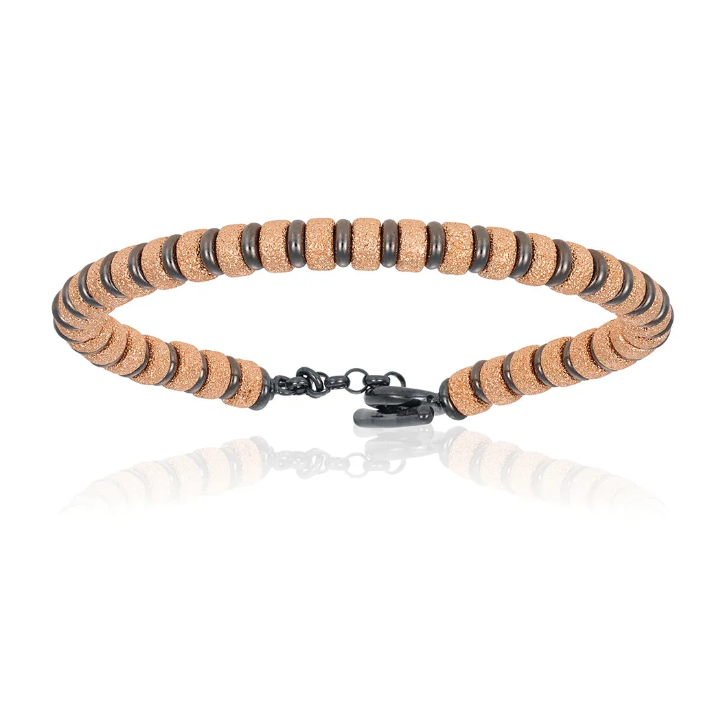 Pink Bracelets with 18K Rose Gold Combination