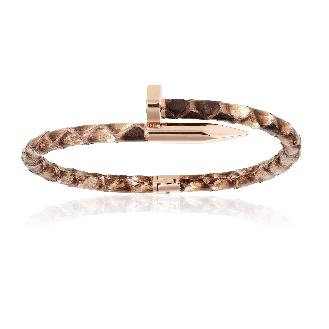 Pink Bracelets with 18K Rose Gold Combination