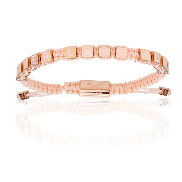 Pink Bracelets with 18K Rose Gold Combination