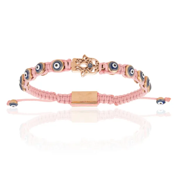 Pink Bracelets with 18K Rose Gold Combination
