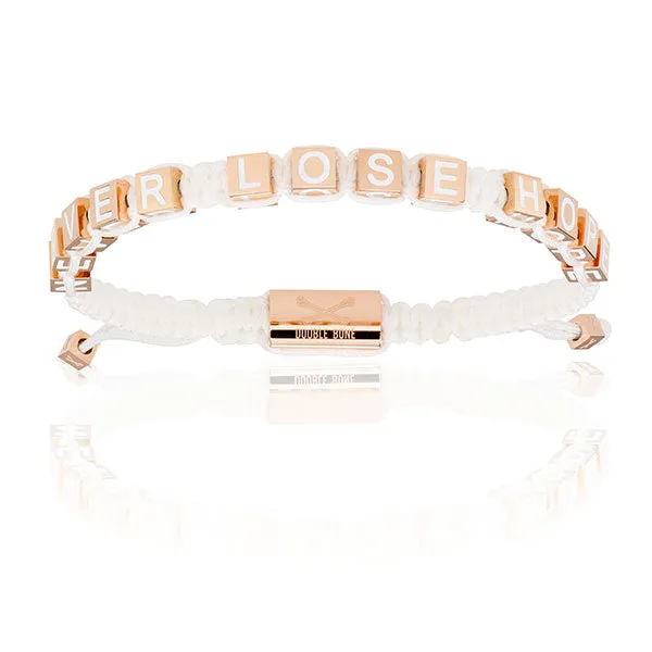 Pink Gold White Bracelet Combination