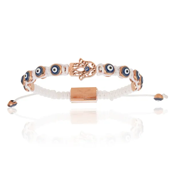 Pink Gold White Bracelet Combination