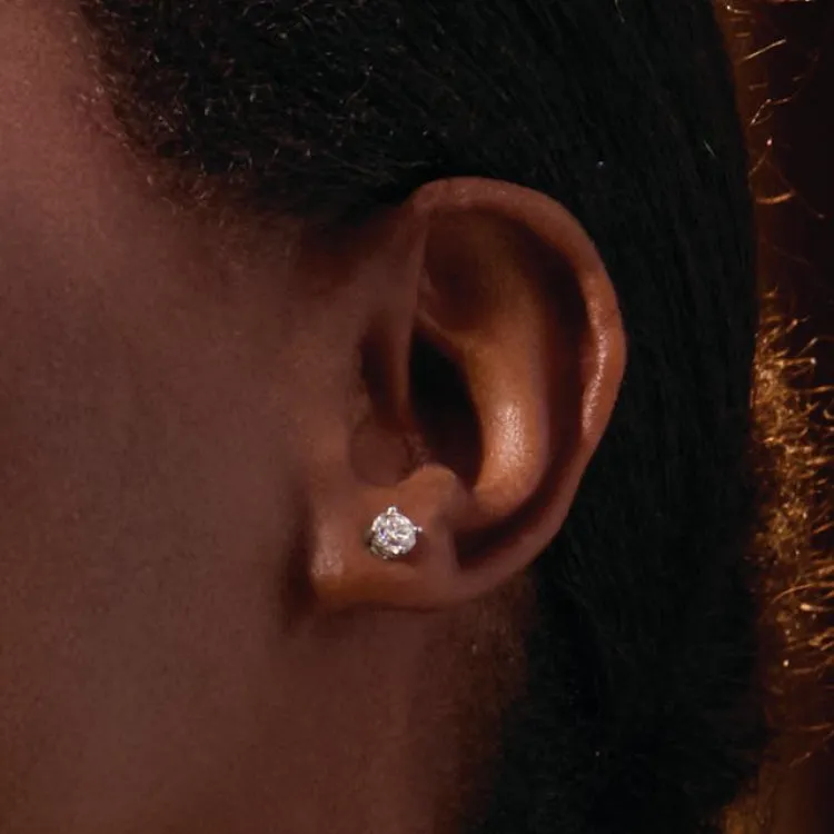 Platinum 1 1/2 CTW Natural Diamond Stud Earrings