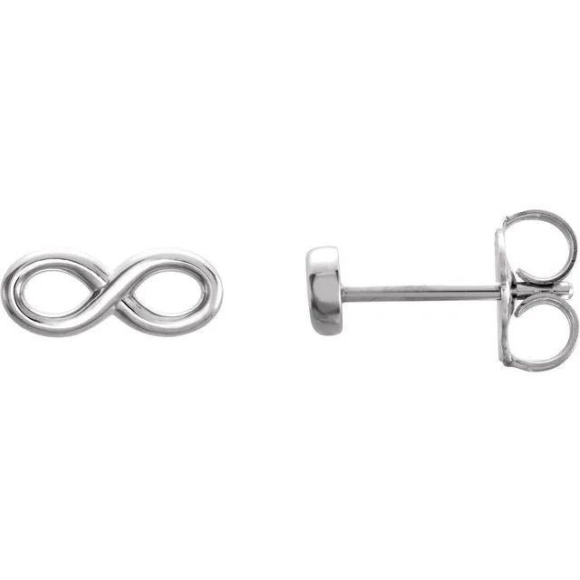 Platinum Infinity-Inspired Earrings