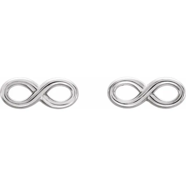 Platinum Infinity-Inspired Earrings