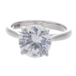 Platinum Solitaire Diamond Ring
