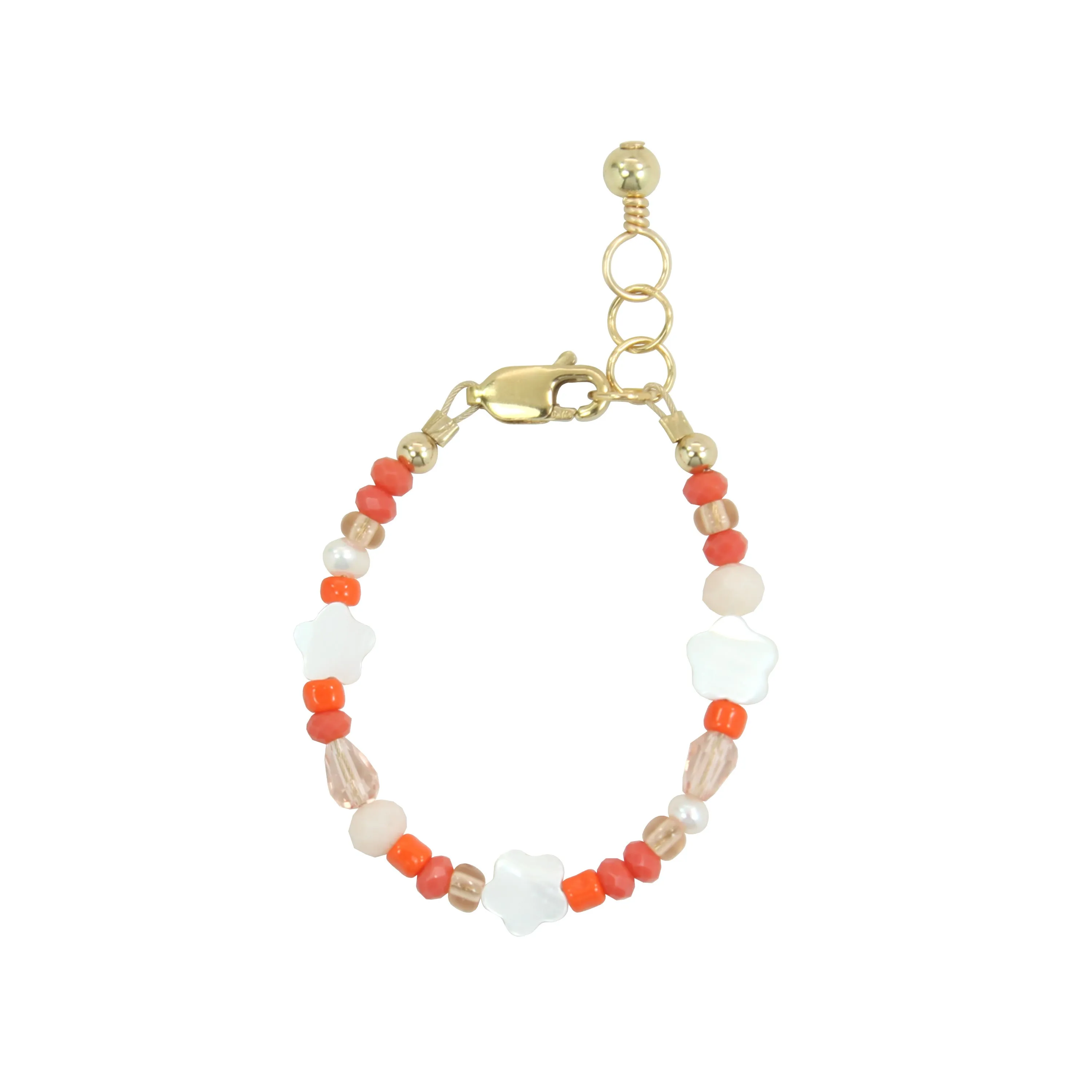 Poppy Baby Bracelet (2MM   4MM beads)