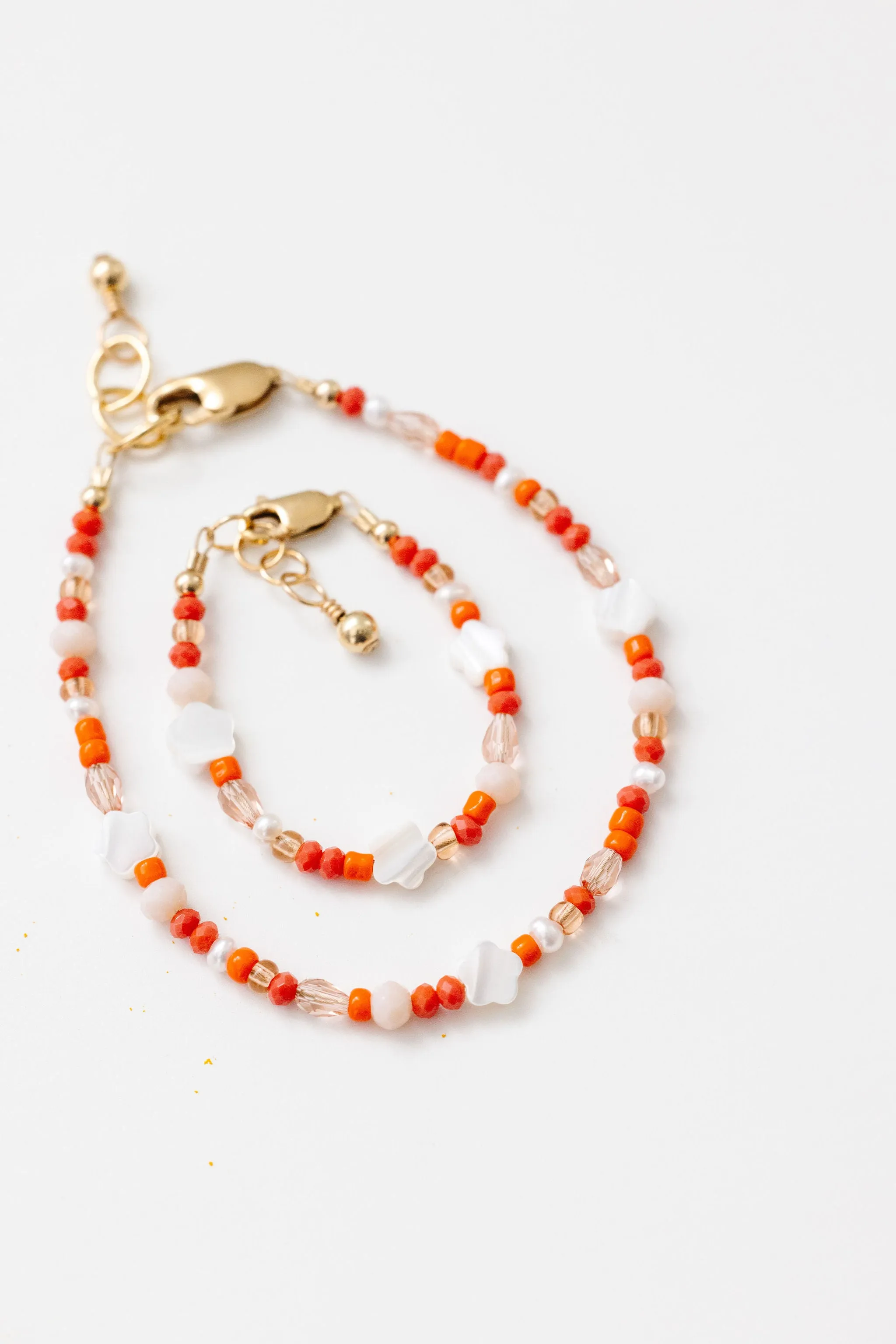 Poppy Baby Bracelet (2MM   4MM beads)