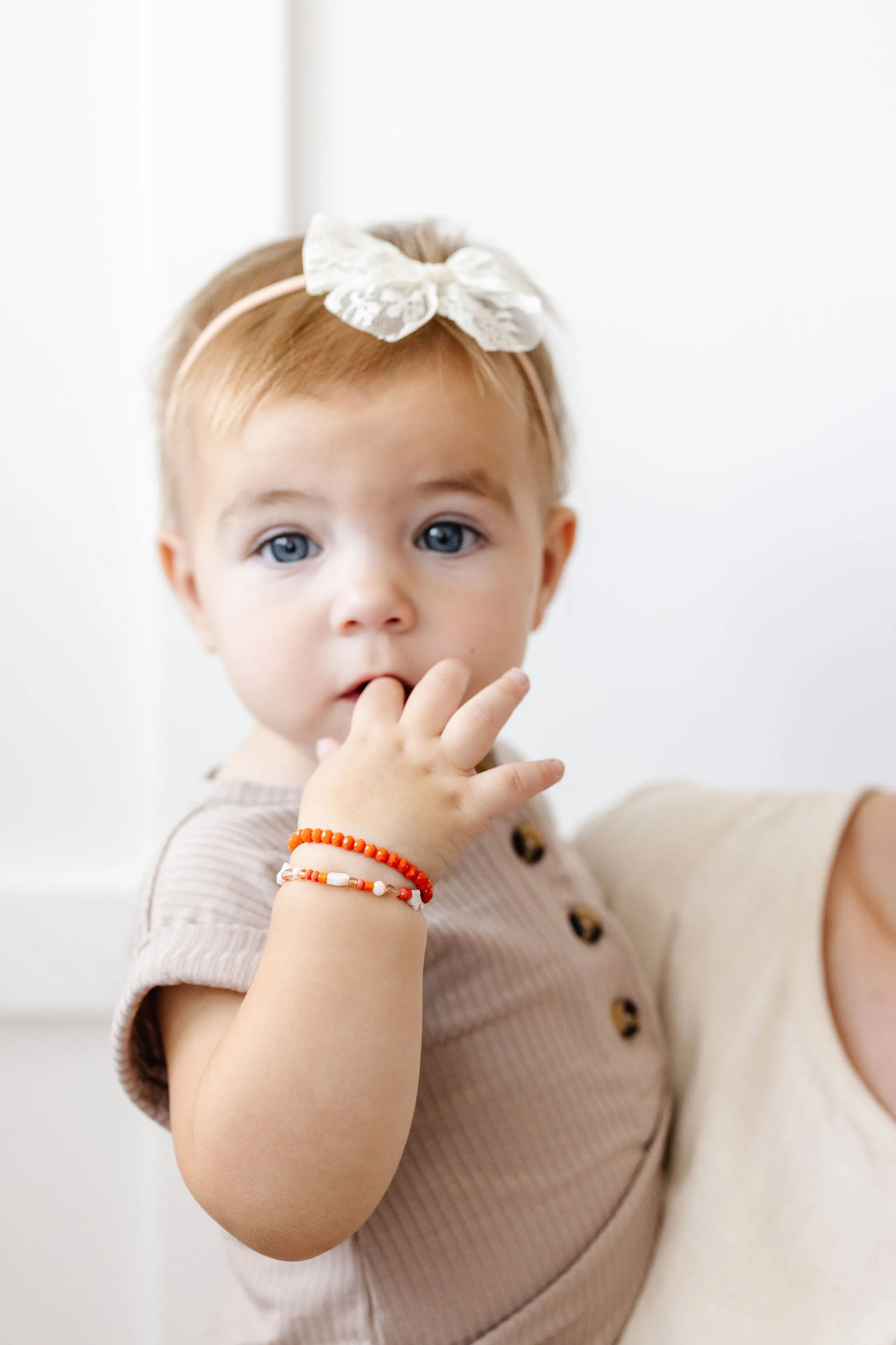 Poppy Baby Bracelet (2MM   4MM beads)