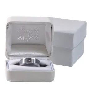 Premium White Double Ring Box