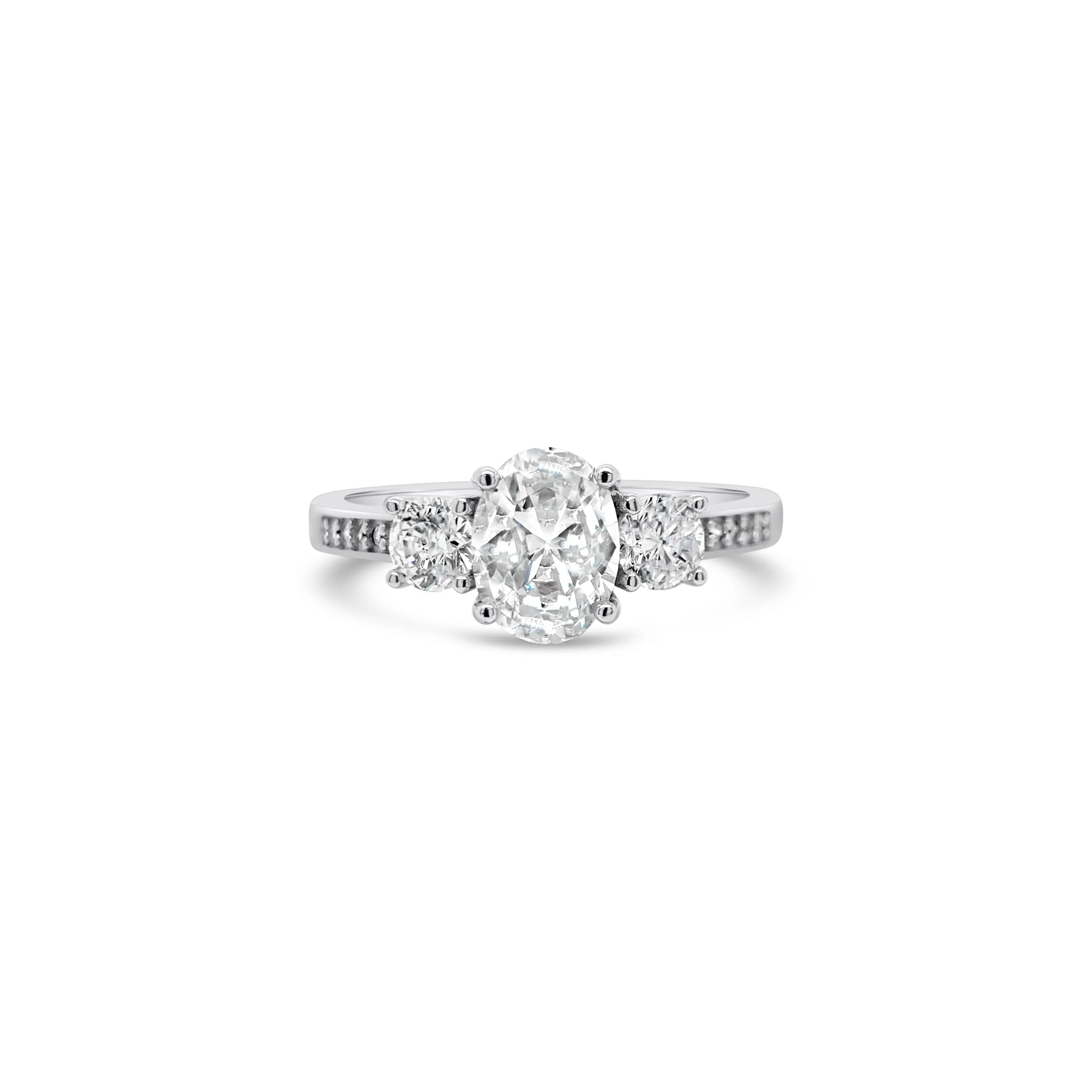 Promise 'Monarchy' Three Stone Ring (J)