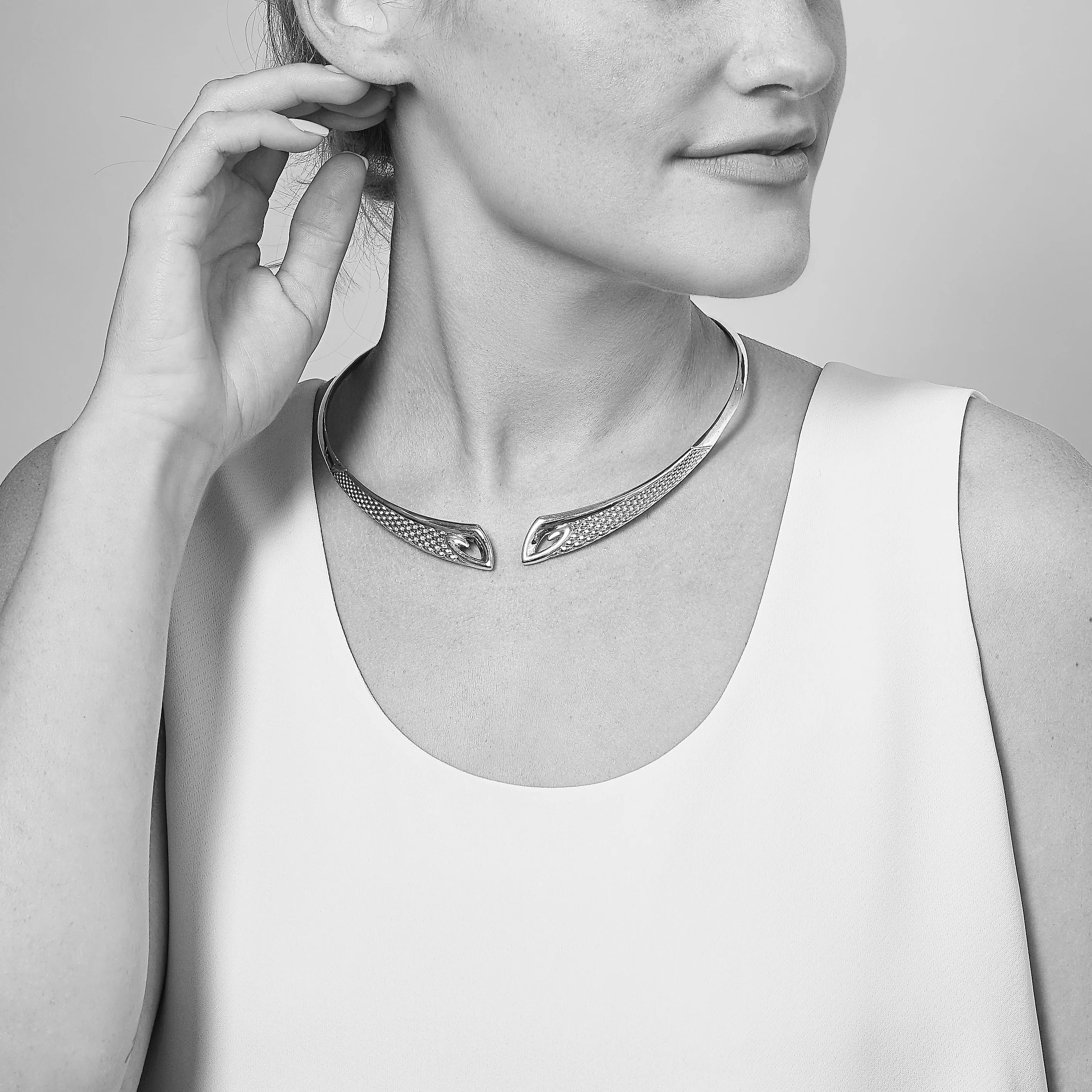 Python Collar - Sterling Silver