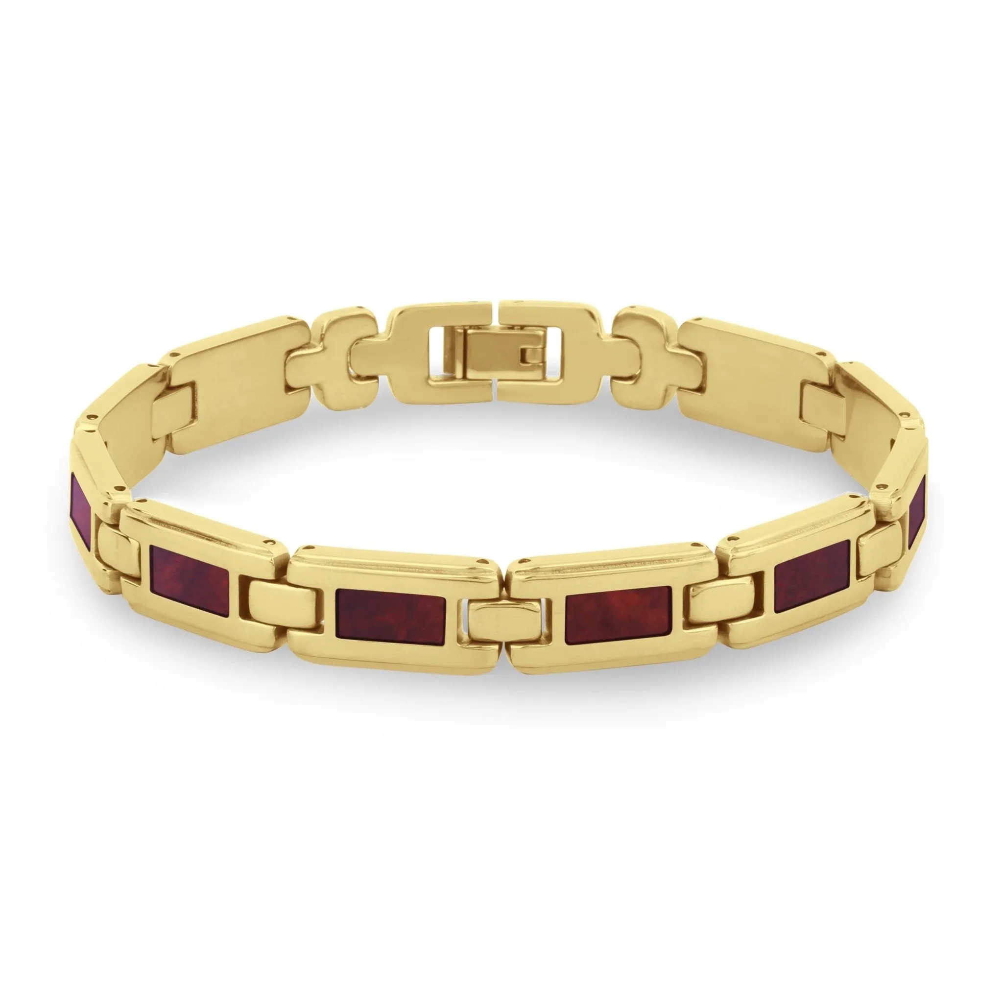 Redwood Ladies Link Bracelet - Yellow Gold