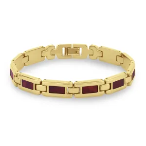 Redwood Ladies Link Bracelet - Yellow Gold