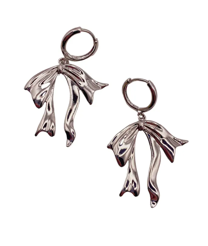 Ribbon Mini Hoops