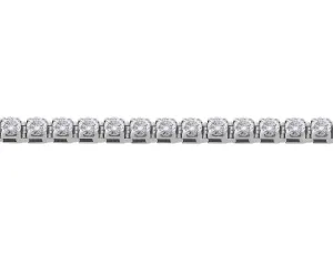 Rivière 14kt White Gold 4.51ctw Diamond Tennis Bracelet