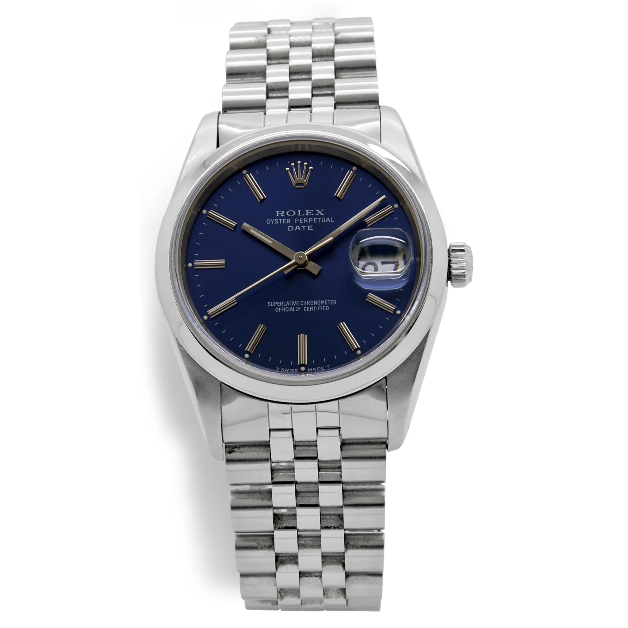 Rolex Date 15200 Blue Dial Automatic Watch