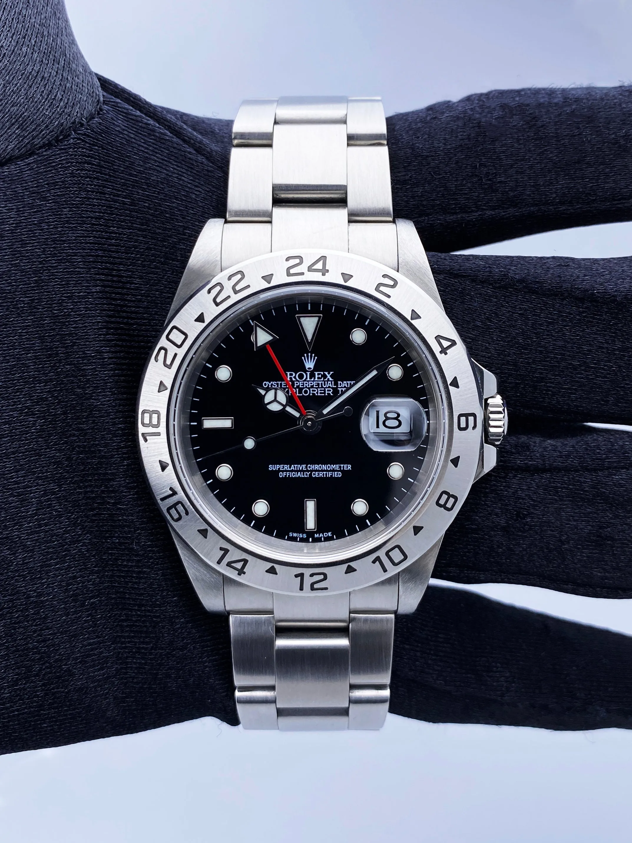 Rolex Explorer II 16570 Black Dial Mens Watch