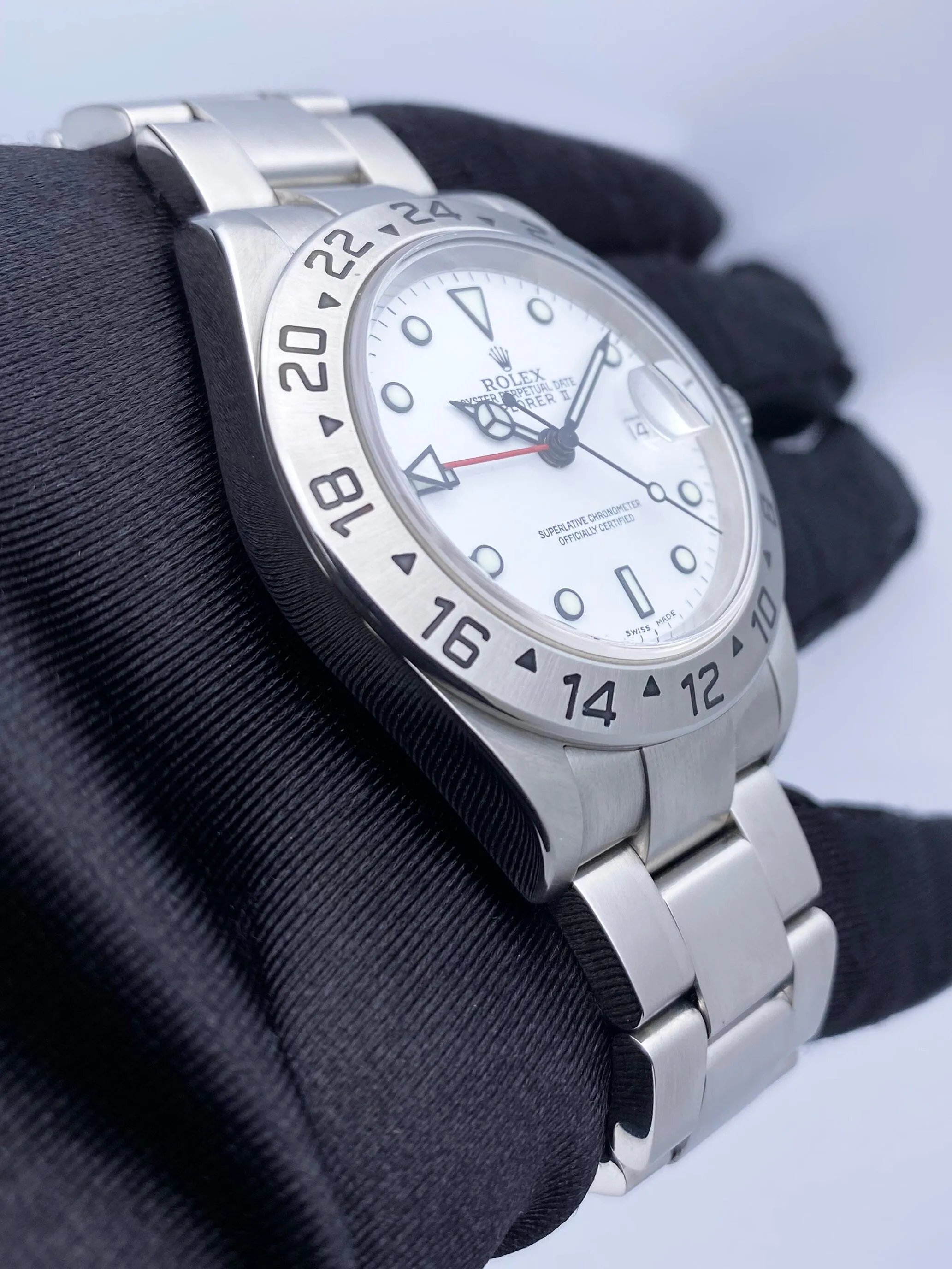 Rolex Explorer II 16570T White Dial Mens Watch