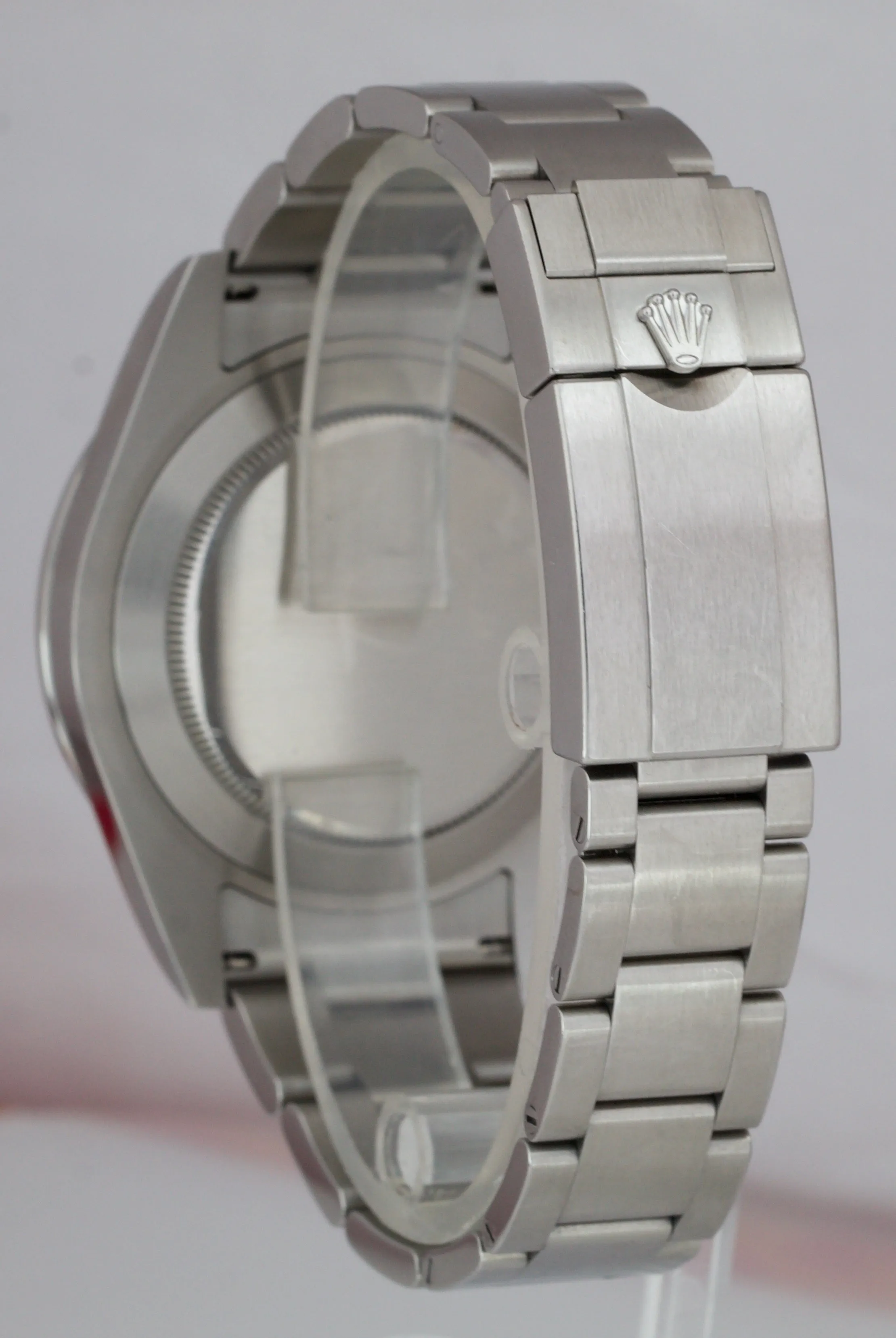 Rolex Explorer II 42mm 216570 White Orange Stainless GMT Date Watch BOX PAPERS