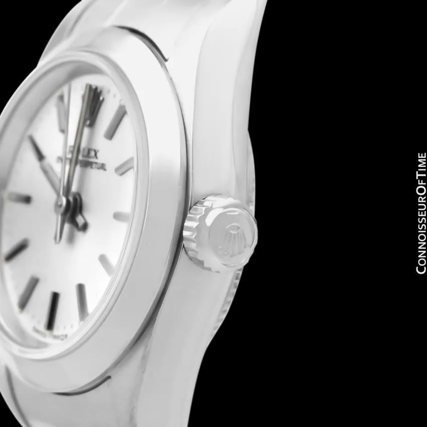 Rolex Ladies Oyster Perpetual No Date, 76080 - Stainless Steel