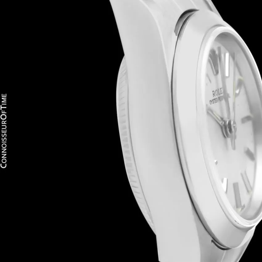 Rolex Ladies Oyster Perpetual No Date, 76080 - Stainless Steel