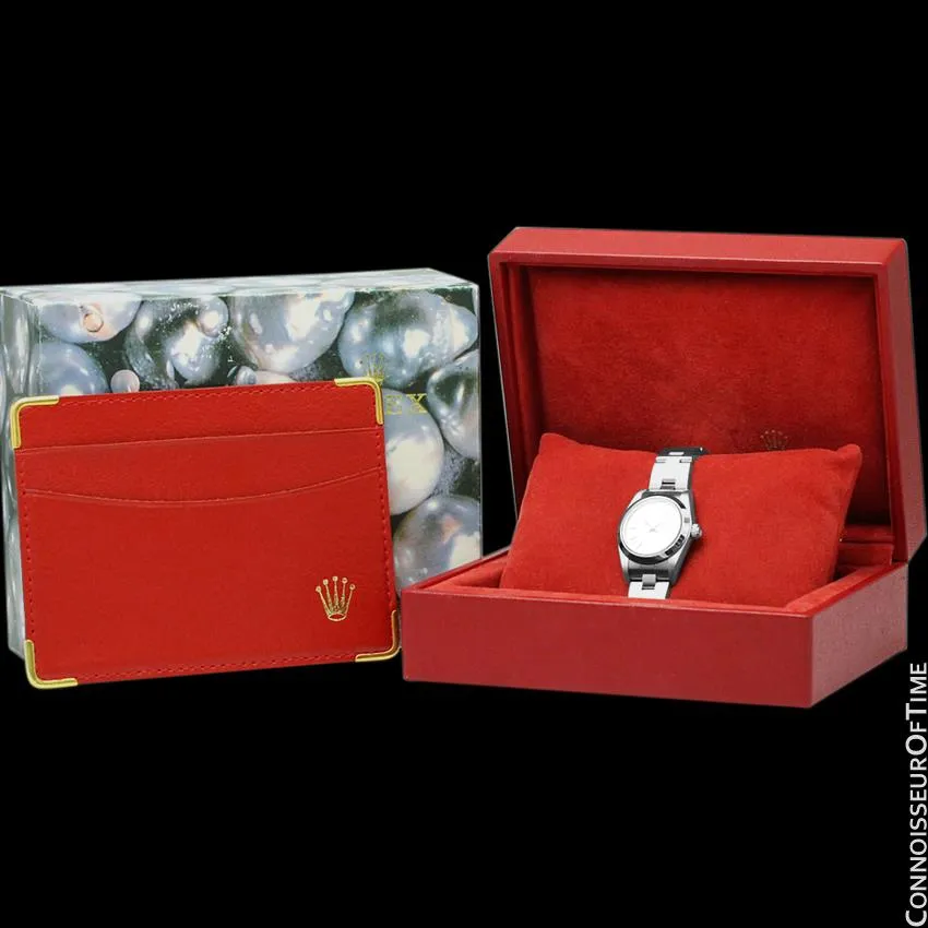Rolex Ladies Oyster Perpetual No Date, 76080 - Stainless Steel