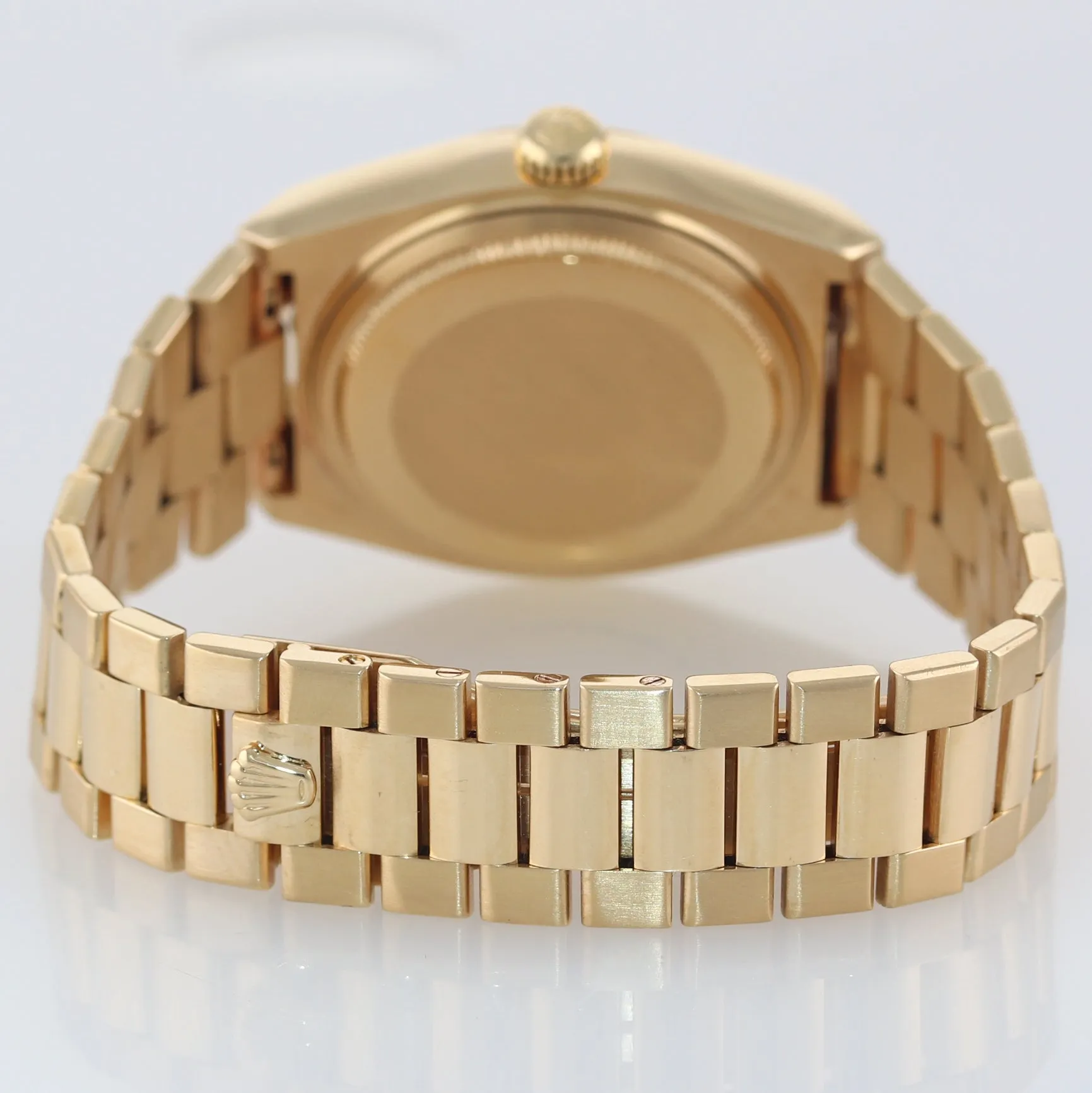 Rolex OysterQuartz Day Date President 19018 Solid 18k Yellow Gold Champagne Watc