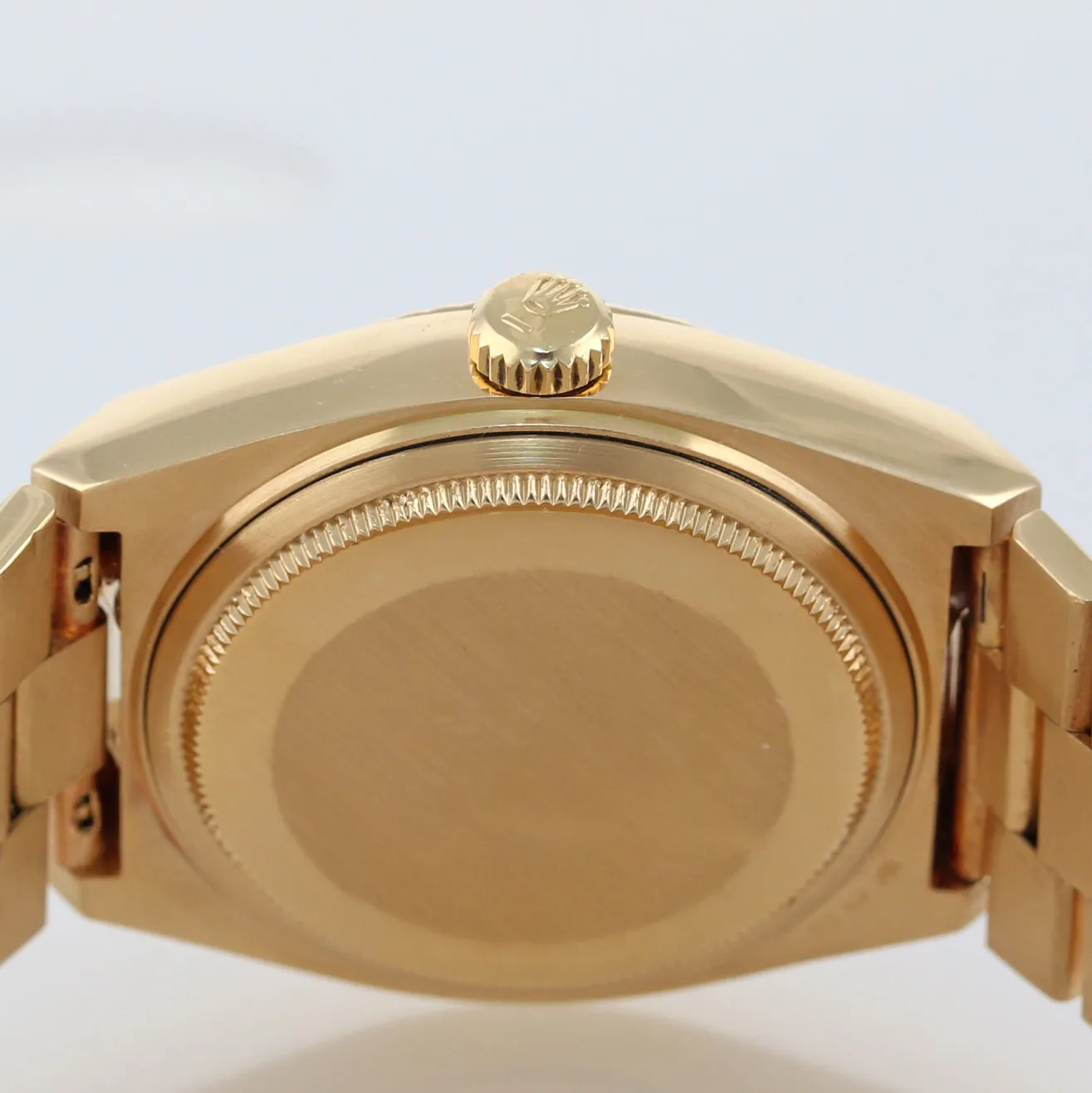 Rolex OysterQuartz Day Date President 19018 Solid 18k Yellow Gold Champagne Watc