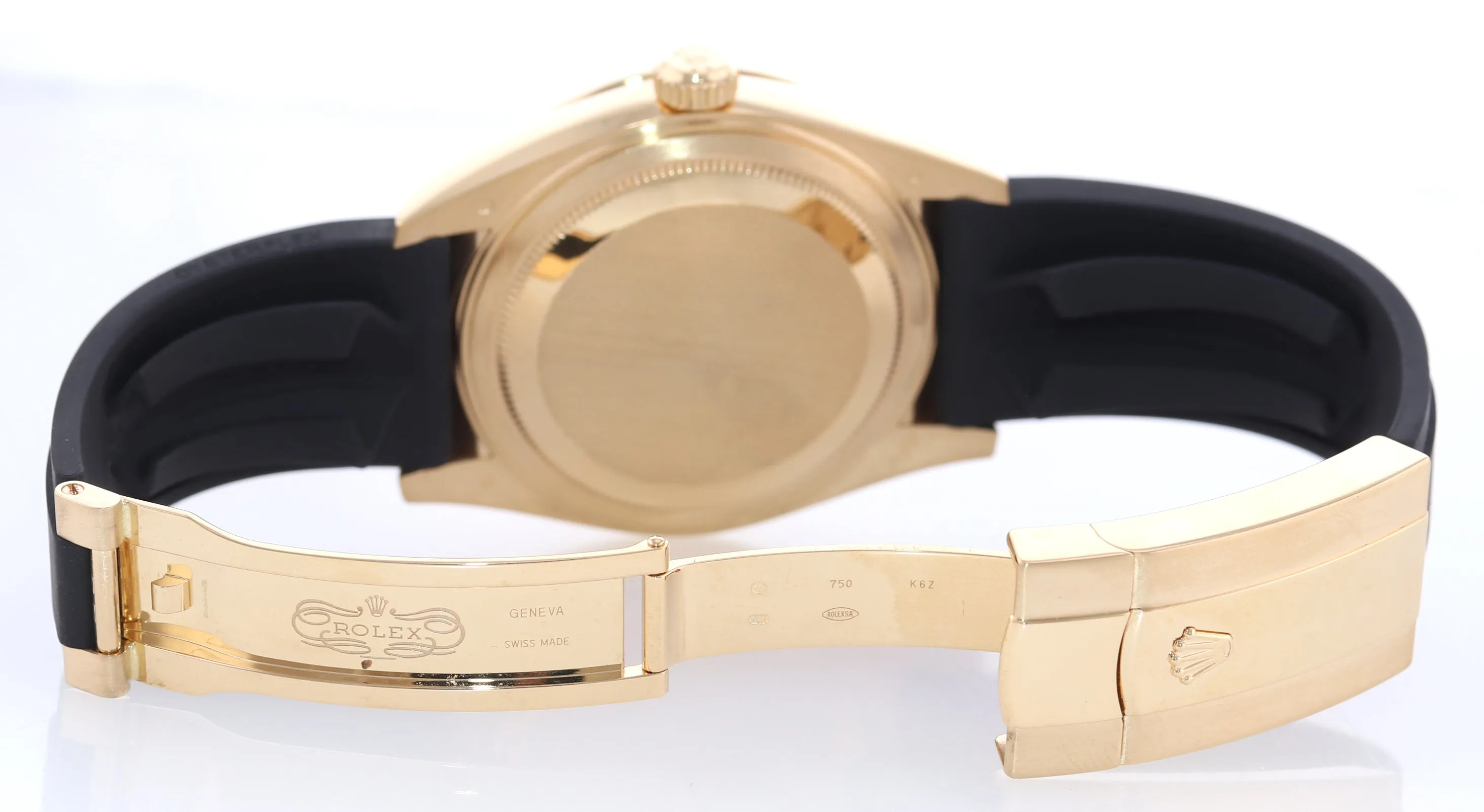 Rolex Sky-Dweller 18K Yellow Gold Black Oysterflex 42mm 326238 Watch Box