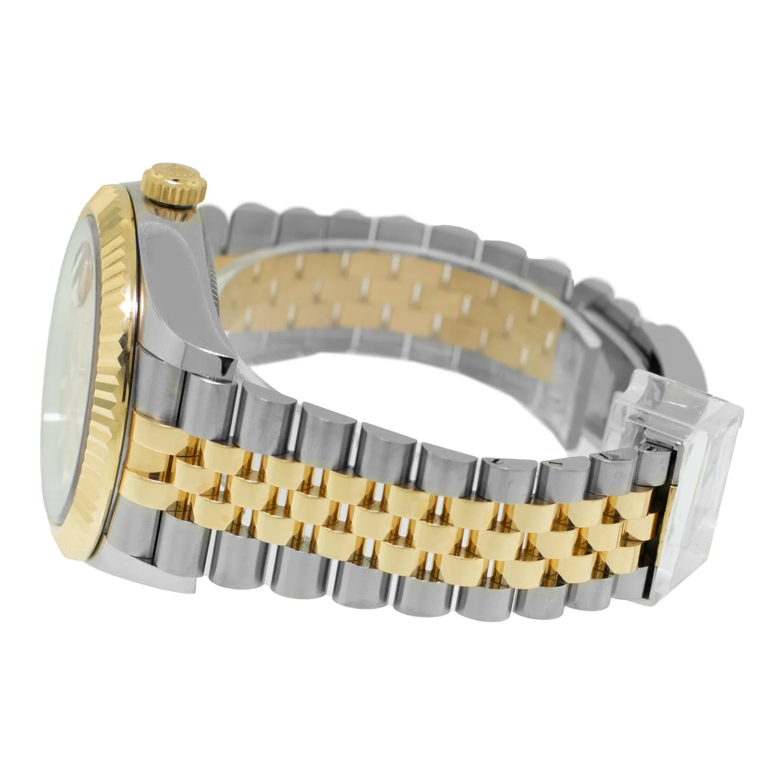 Rolex Sky-Dweller 42mm Yellow Gold & Stainless Steel Champagne Index Dial Fluted Bezel 336933