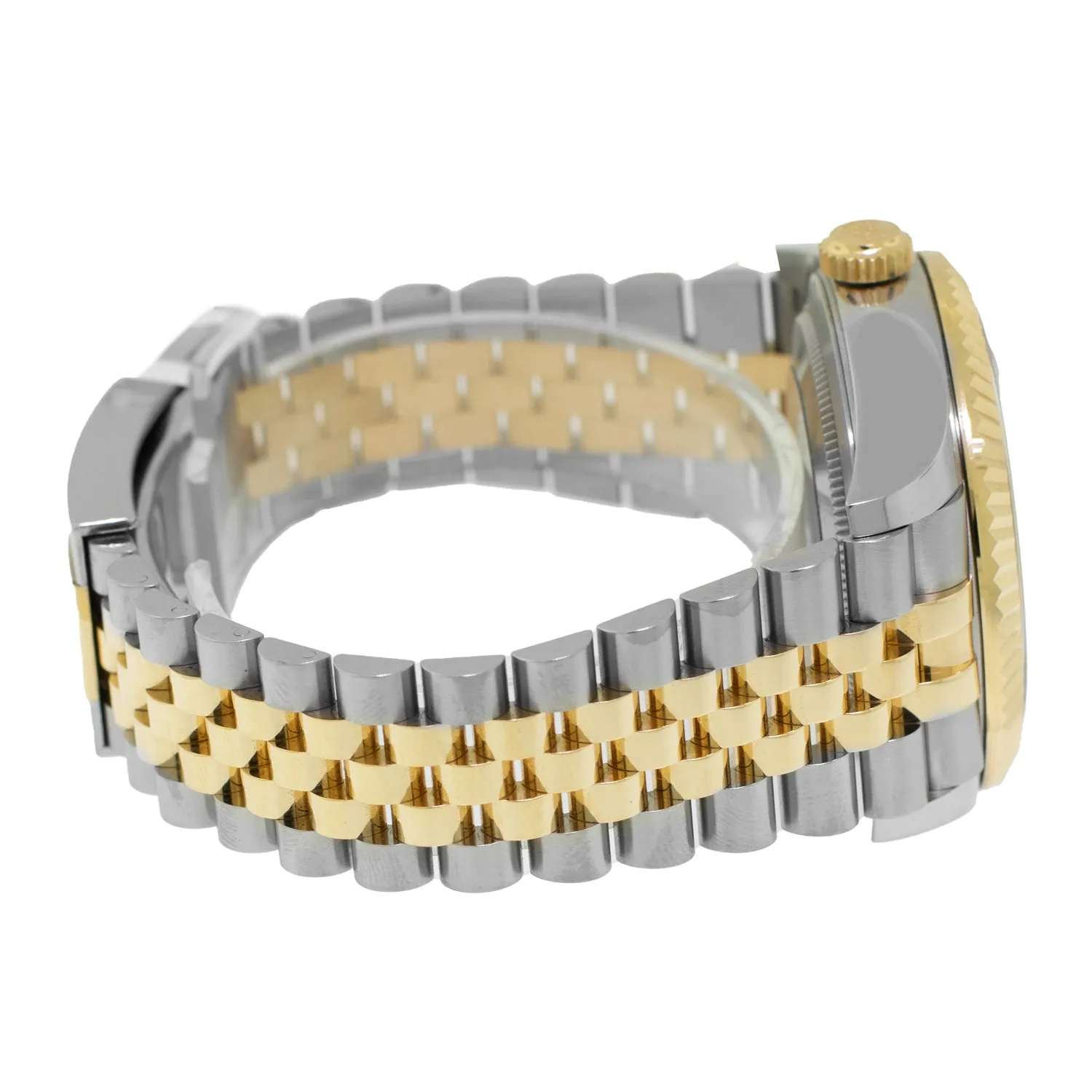 Rolex Sky-Dweller 42mm Yellow Gold & Stainless Steel Champagne Index Dial Fluted Bezel 336933