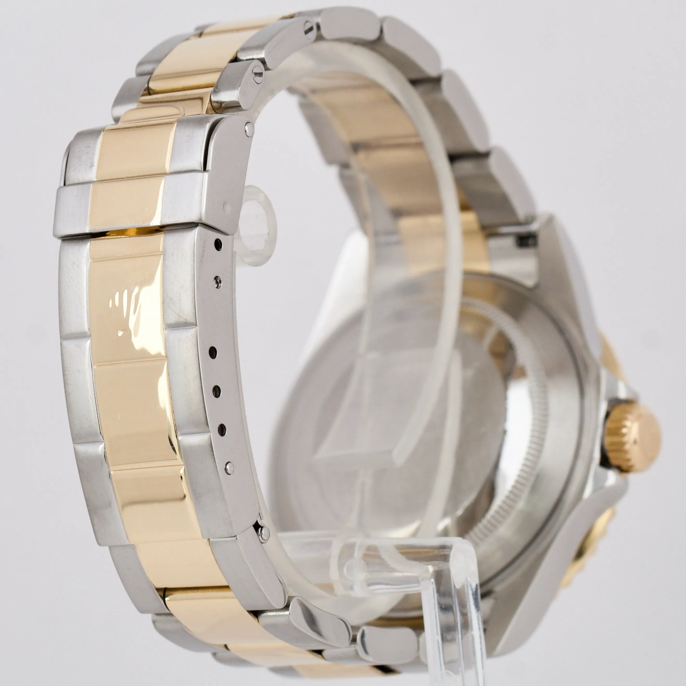 Rolex Submariner Black Two-Tone NO HOLES CASE 18K Yellow Gold 16613 40mm B P