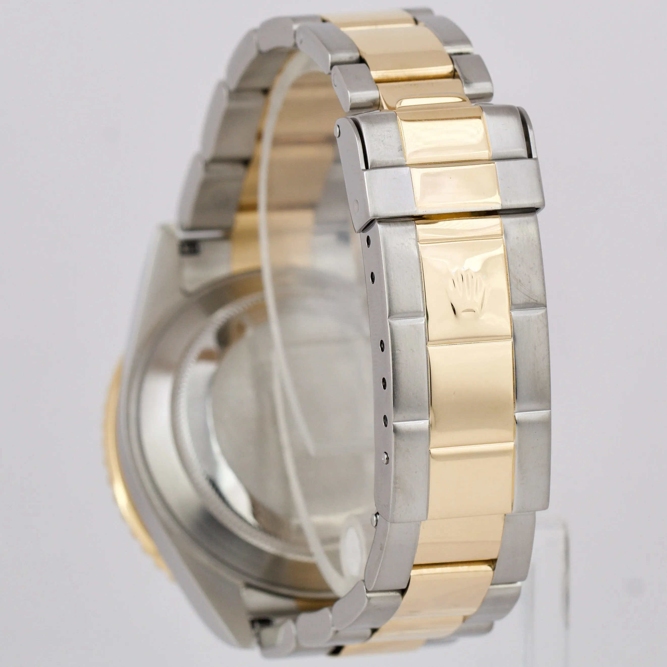Rolex Submariner Black Two-Tone NO HOLES CASE 18K Yellow Gold 16613 40mm B P