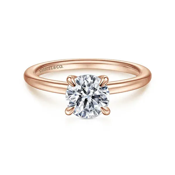 Round Diamond Solitaire Engagement Ring Mounting