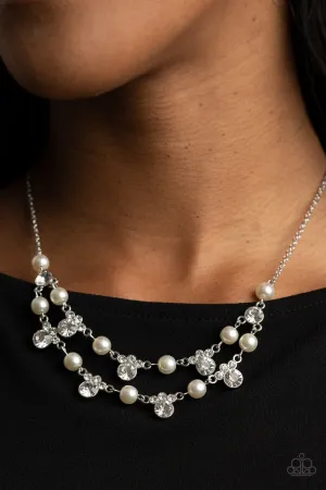 Royal Announcement White Paparazzi Necklace