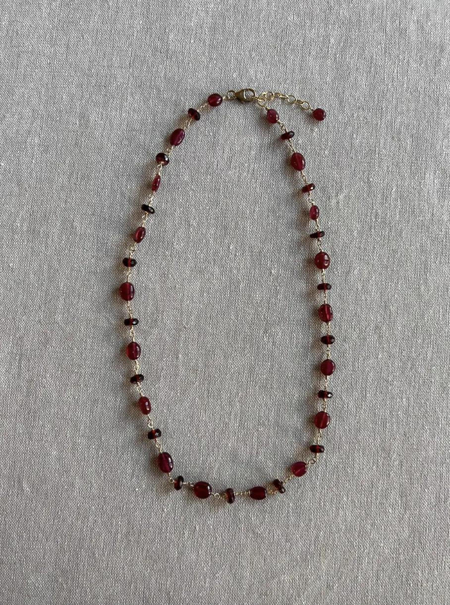Ruby and Garnet Necklace
