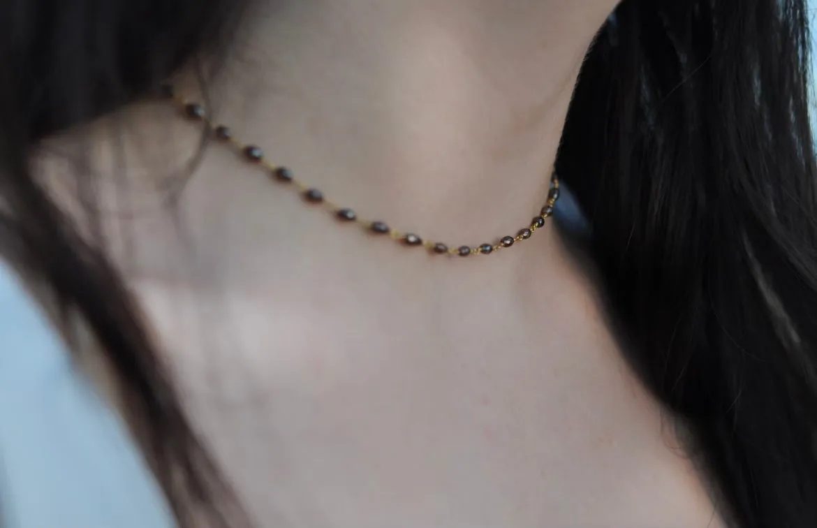 RUBY CHAIN NECKLACE
