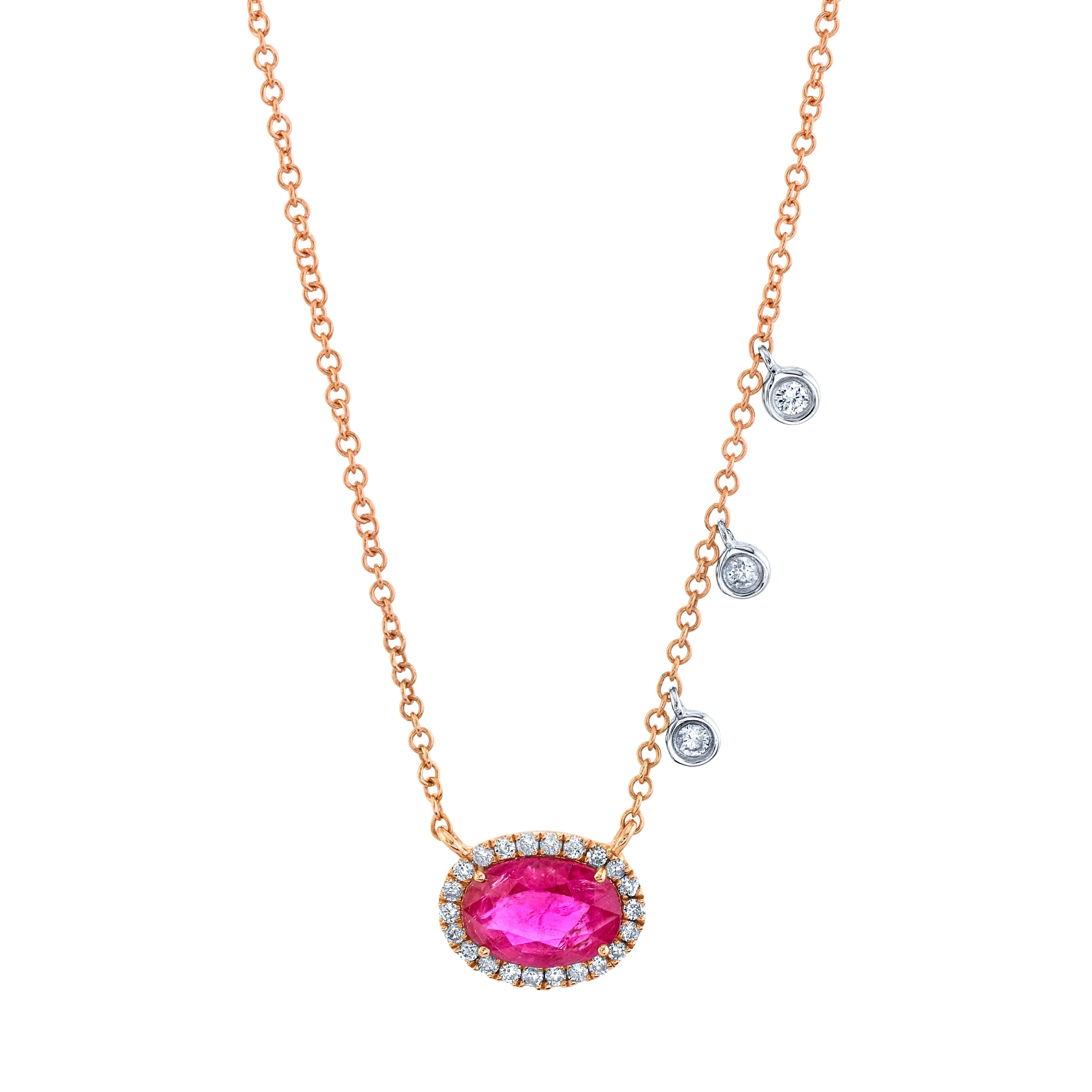 Ruby Diamond Necklace