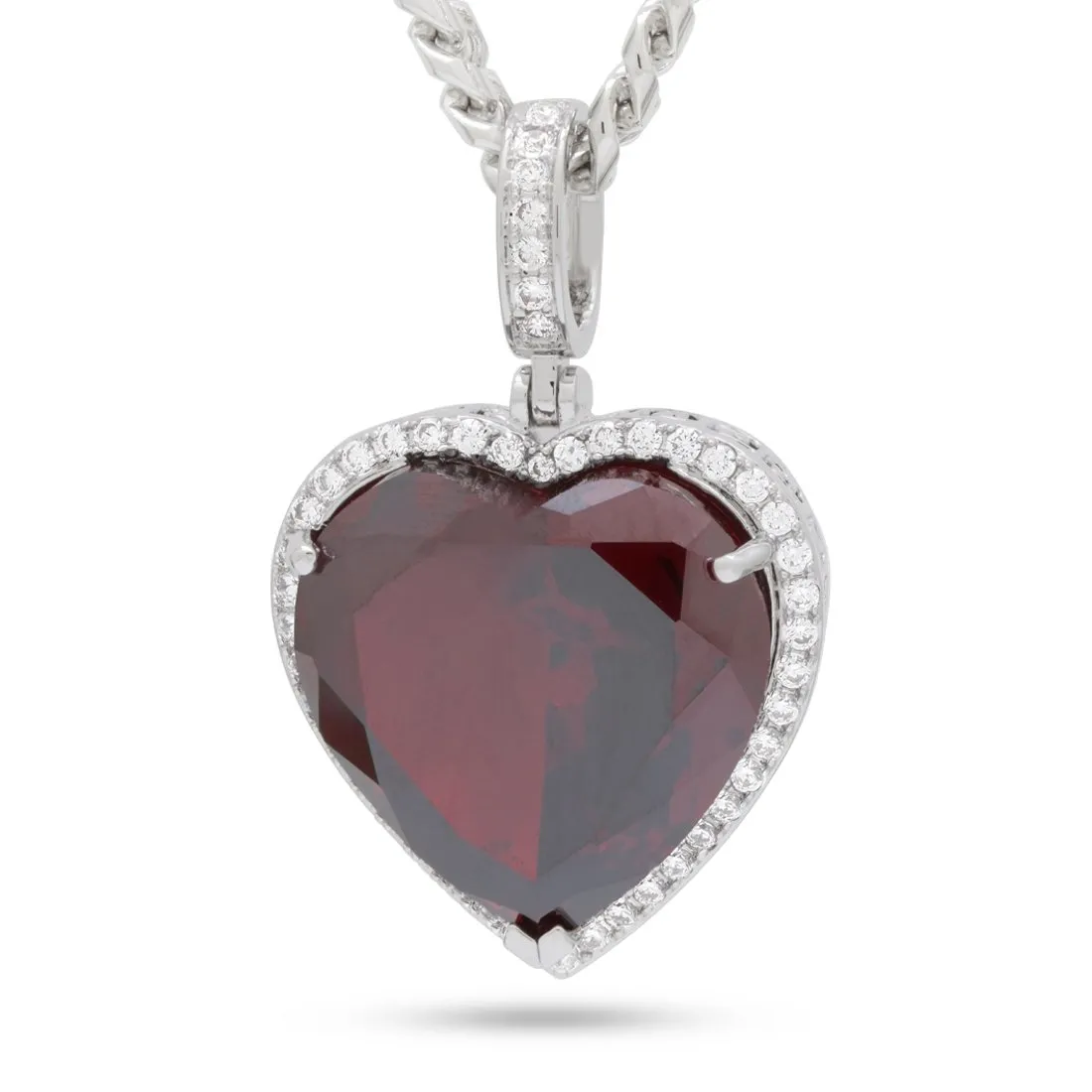 Ruby Heart Necklace