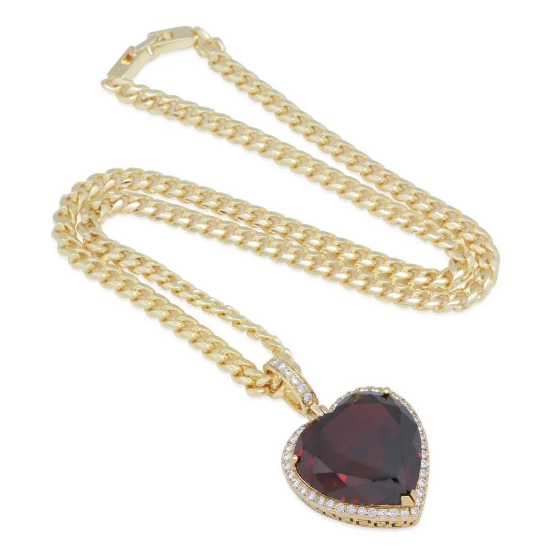 Ruby Heart Necklace