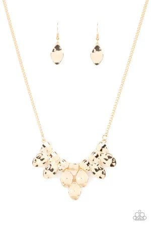 Rustic Smolder Gold Paparazzi Necklace