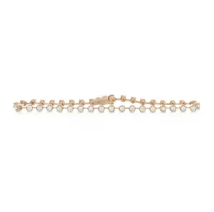 Sabel Collection Yellow Gold Petite Bar Tennis Bracelet