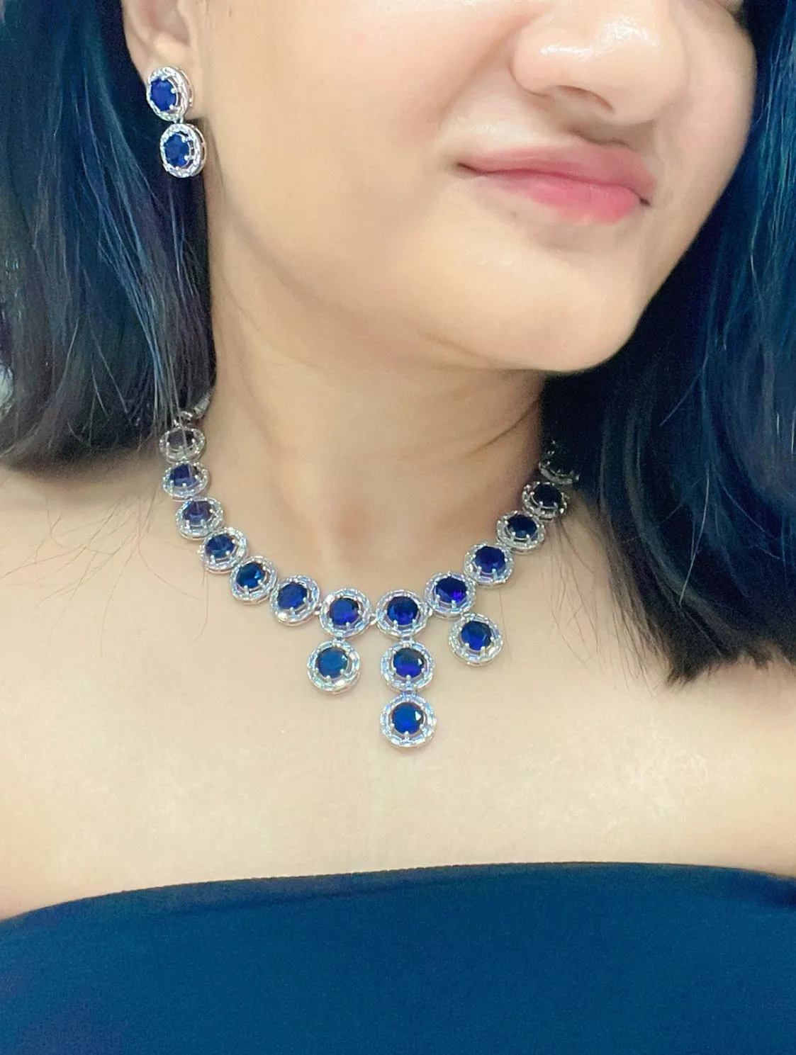Sahera AD Necklace Set