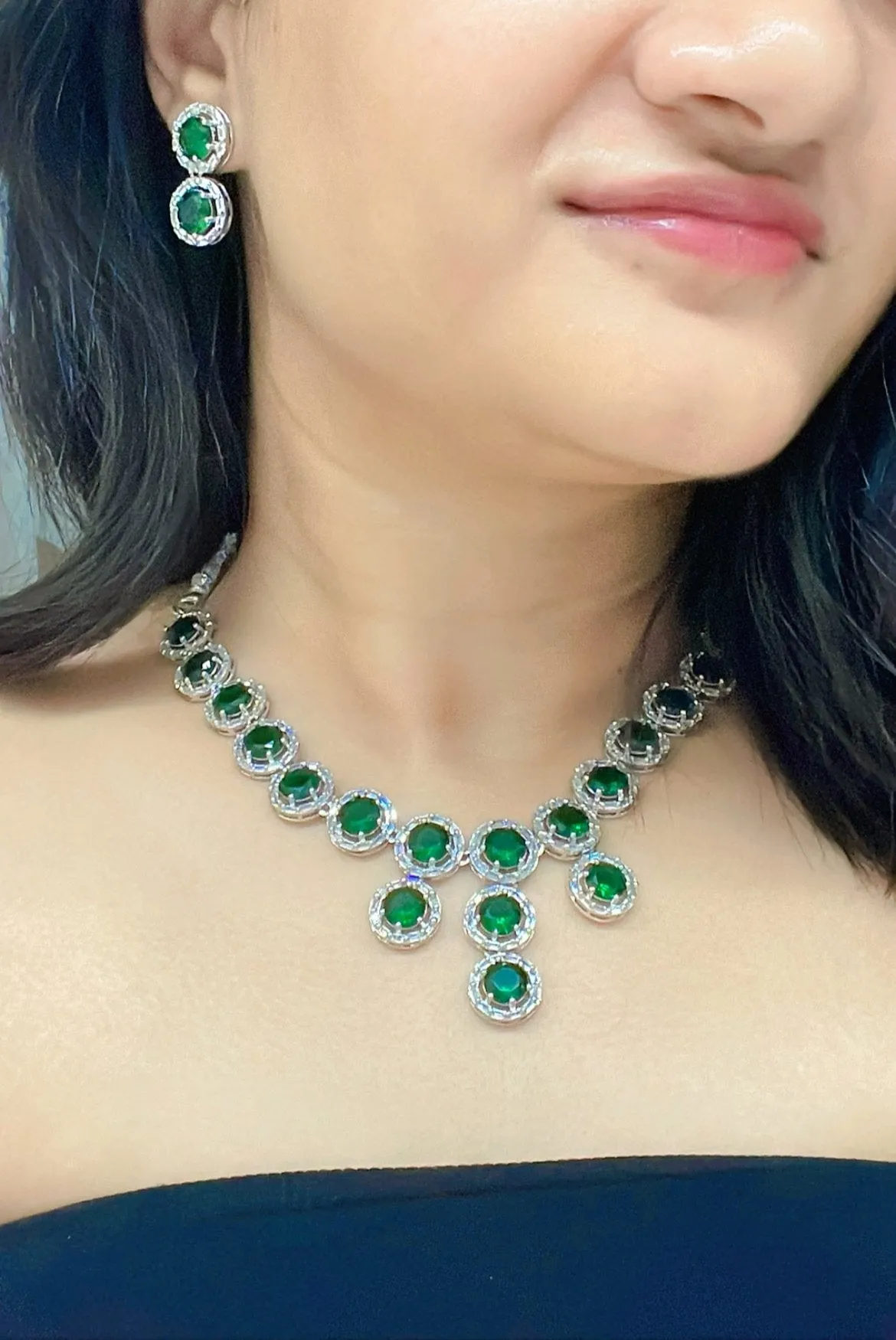 Sahera AD Necklace Set